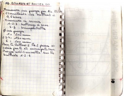 Info sur les soutes et ballasts