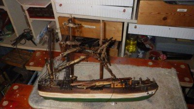 L'épave à explorer avec les mini soums