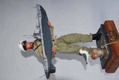 u-bootyp IIB (revell 1/144éme)+ kaleut 1/6éme