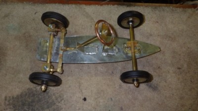 Mise en place de l'essieu  arrière