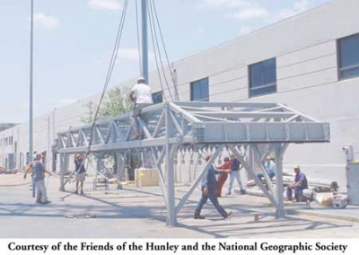 Le treillis métallique en construction