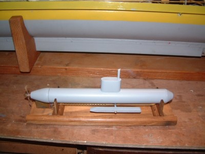 le sous marin monté "à blanc"