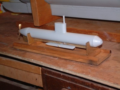 le sous marin monté "à blanc"