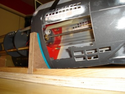 Le piston d'équilibrage avant