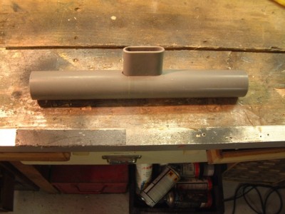 Partie centrale de la coque assemblée